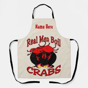 Real Men Cook Schürze - Text hinzufügen, Schürze