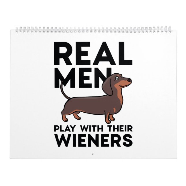 Real Men Dackeln Kalender (Titelbild)