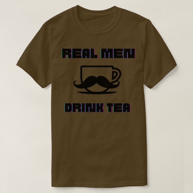 Real Men Drink Tee (Design vorne)