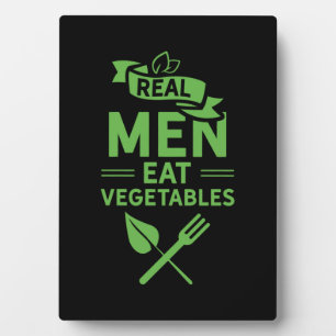 Real Men essen Gemüse Fotoplatte