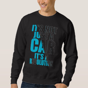 Real Men fahren Elektroauto E-Car Plug-In 2 Sweatshirt