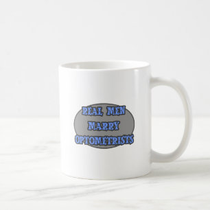 Real Men heiraten Optometristen Kaffeetasse