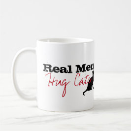 Real Men Hug Cats Kitty Liebe Funny Kaffeetasse