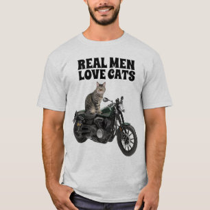 REAL MEN LIEBE CATS MÄNNER CAT-T - SHIRT