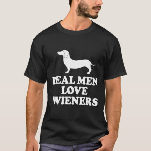 Real Men Liebe Dackel Dackel T-Shirt