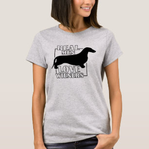 Real Men LIEBE Dackeln T-Shirt