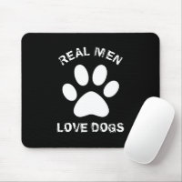 Real Men Liebe Hunde Benutzerdefinierter Text Pers