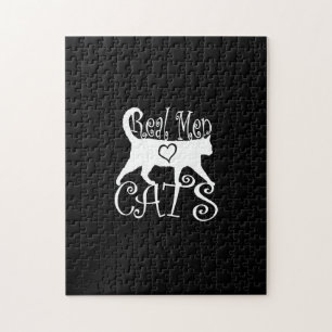 Real Men Liebe Katzen im Stil