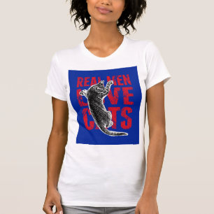 Real Men Liebe Katzen T-Shirt