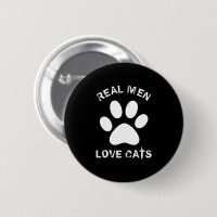 Real Men-Liebe Katzenbenutzerdefinierter Text Pers