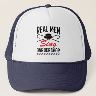 Real Men Sing Barbershop Singer Gesang Truckerkappe