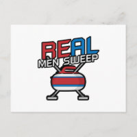 Real Men Sweep Curler Winter Sport
