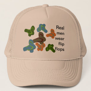 Real Men tragen Flip Flops Truckerkappe