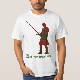 Real Men Wear Kilts Clan Cameron Scottish Tartan T-Shirt