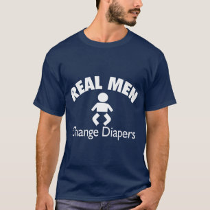 Real Men wechseln Diapers T-Shirt