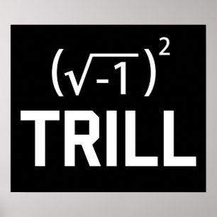 Real Numbers sind Trill Poster