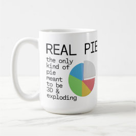 Real Pie - die einzige Art von Kuchen, die für 3D  Kaffeetasse