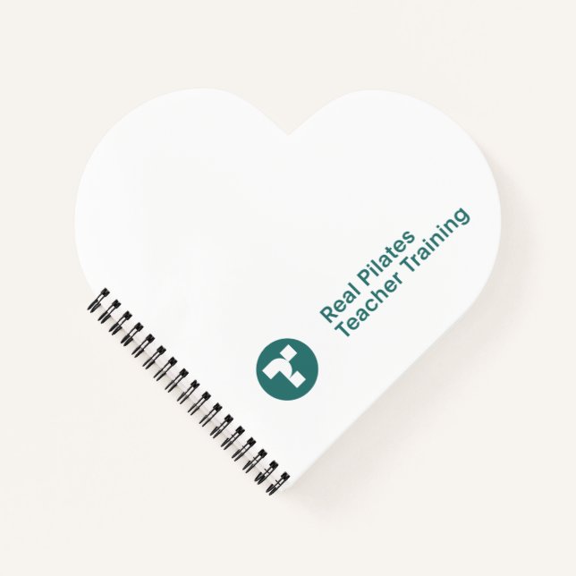 Real Pilates Teacher Training Liebe Notebook Notizbuch (Vorderseite)