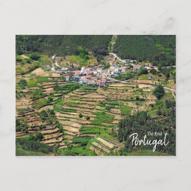 Real Portugal - spektakuläre Landschaft Postkarte (Vorderseite)