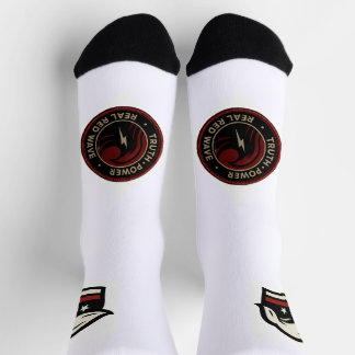 Real Red Wave™ Patriotic Crew Socks Socken