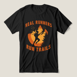 Real Runners führen Trails Tri-Blend Shirt