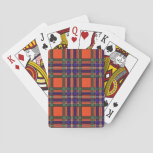 Real Scottish tartan - Macfarlane Spielkarten
