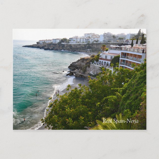 Real Spanien-Nerja Postkarte (Vorderseite)