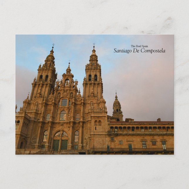 Real Spanien - Santiago De Compostela Postkarte (Vorderseite)