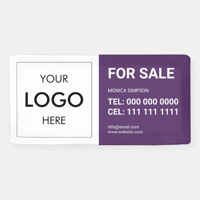 Real Staat Logo Modern Banner (Horizontal)