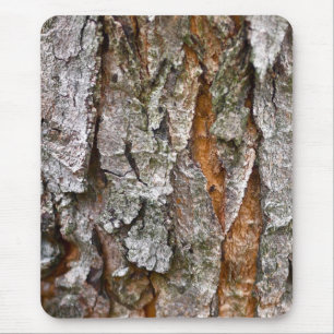 Real Tree Bark Texture Mousepad