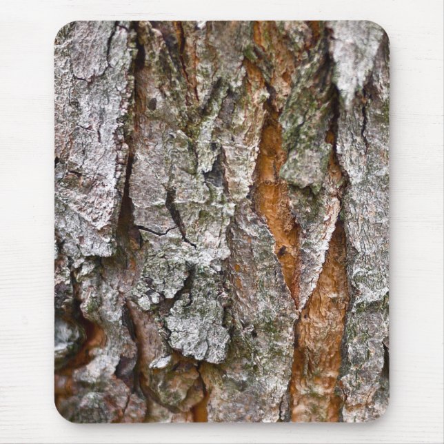 Real Tree Bark Texture Mousepad (Vorne)