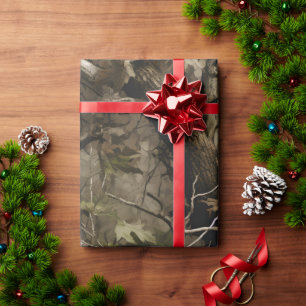 Real Tree Camouflage Wrapping Paper Geschenkpapier