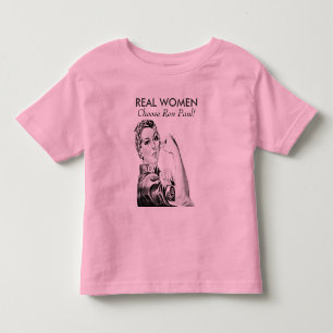 Real Women Choose Ron Paul Baby Kleinkind T-shirt