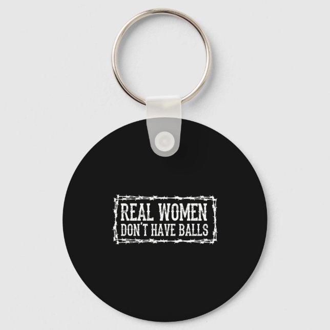 Real Women Dont Have  Schlüsselanhänger (Vorderseite)