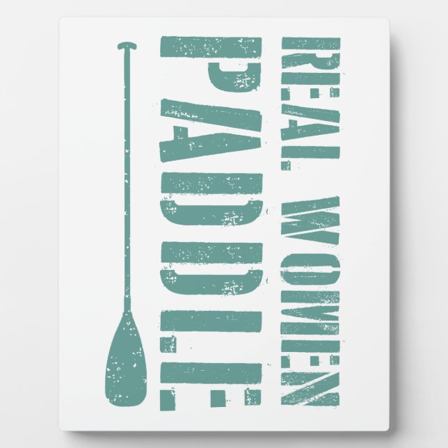 Real Women Paddel Fotoplatte (Vorderseite)