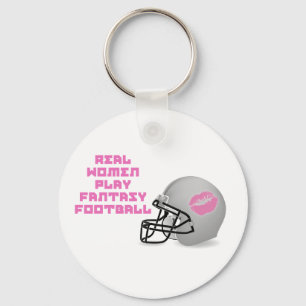Real Women Play Fantasy Football Schlüsselanhänger