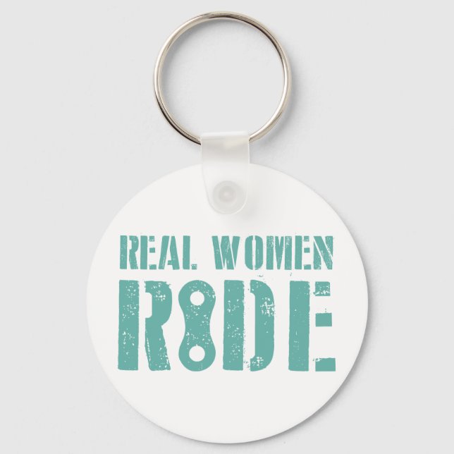Real Women Ride Schlüsselanhänger (Vorderseite)