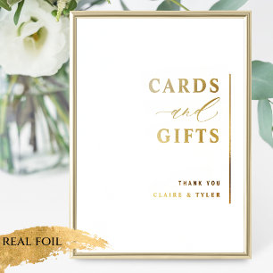 Reale Folienkarten und Geschenke Minimalistische H Foliendrucke