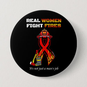 REALE FRAUEN KÄMPFEN BUTTON