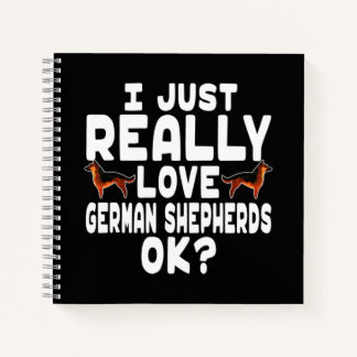 Reale Liebe German Shepherd Notizbuch