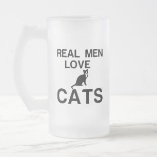 REALE LIEBE VON MÄNNERN MATTGLAS BIERGLAS