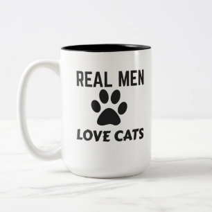 REALE LIEBE VON MÄNNERN ZWEIFARBIGE TASSE