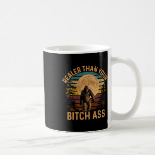 Realer als dein Shirt Lustiger Bigfoot-Wander-Camp Kaffeetasse