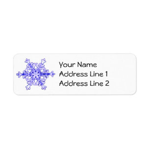 Reales Snowflake-Adressenblatt mit einem Datenblat