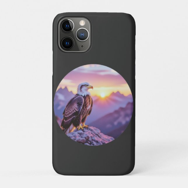 Realistic Eagle on Rock – Majestic Wildlife Scene Case-Mate iPhone Hülle (Rückseite)
