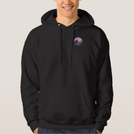 Realistic Eagle on Rock – Majestic Wildlife Scene Hoodie