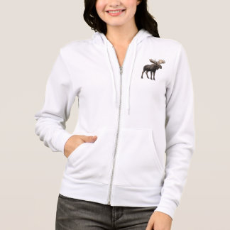 REALISTIC MOOSE DESIGN. SAMER BRASIL HOODIE