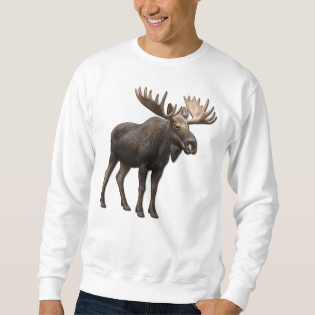 REALISTIC MOOSE DESIGN. SAMER BRASIL SWEATSHIRT (Vorderseite)