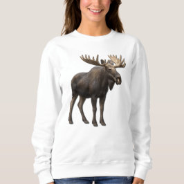REALISTIC MOOSE DESIGN. SAMER BRASIL SWEATSHIRT