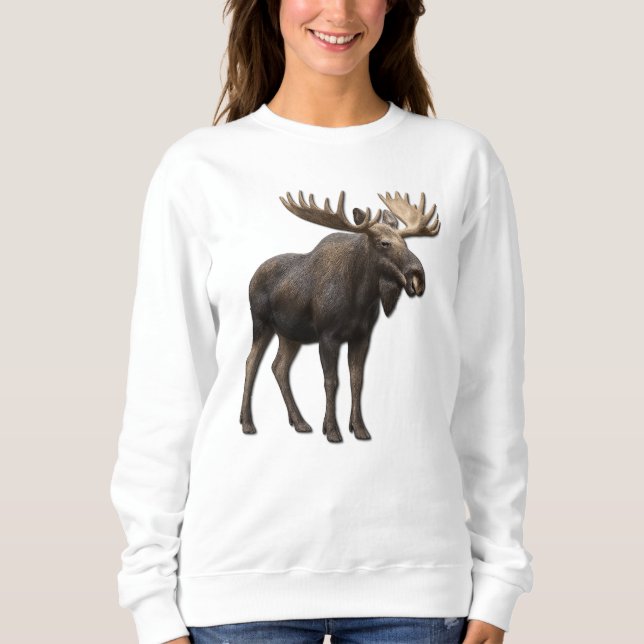 REALISTIC MOOSE DESIGN. SAMER BRASIL SWEATSHIRT (Vorderseite)
